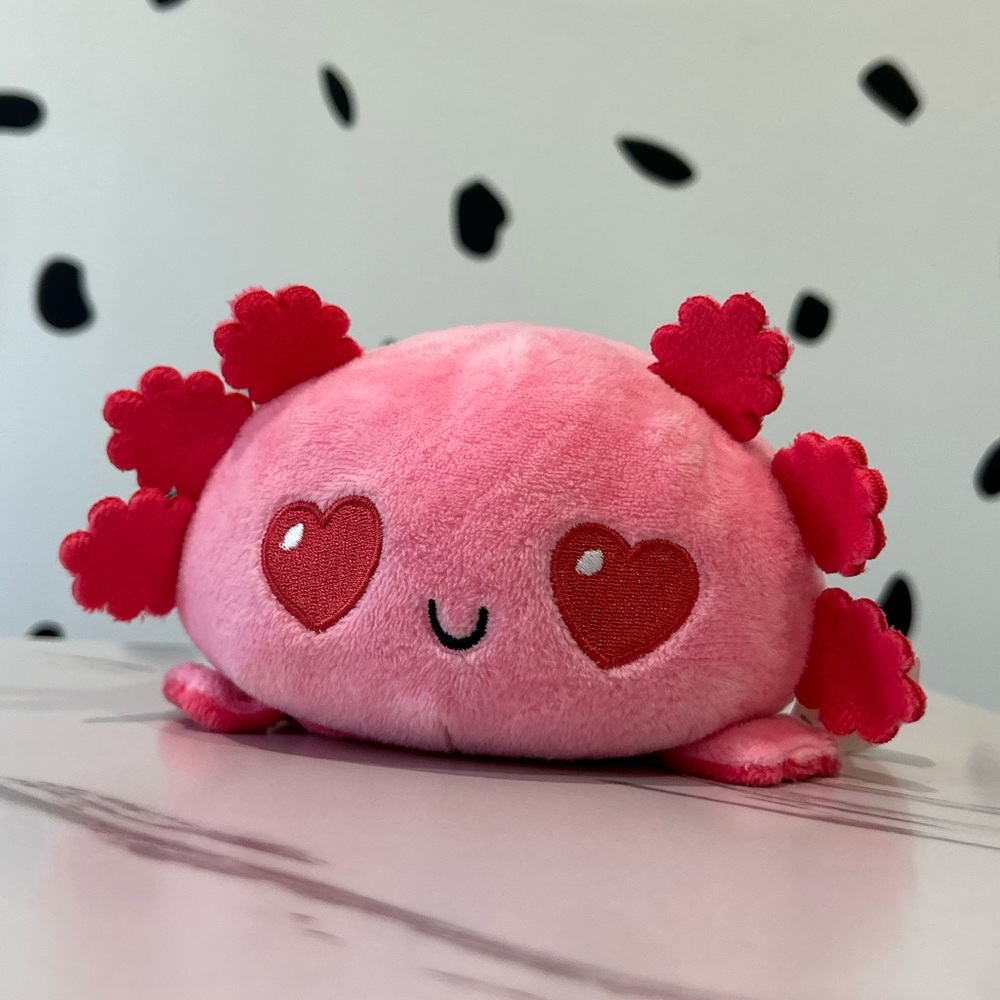 Reversible Pink Axolotl Plushie From teeturtle.com